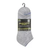 3Pk Mens 1/2 Terry Low Cut Grey / Multi – Image 2