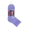 3Pk Girls 1/2 Terry High Qtr Crew Purple – Image 2